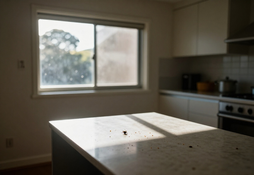 Rodent droppings and damage in an Enmore warehouse before treatment