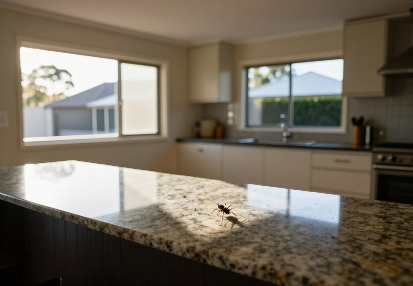 Ant-free garden in Enmore after treatment
